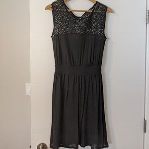 Banana Republic Black Cute Lace Dress
